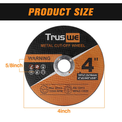 Cut Off Wheels 4 Inch 25 PCS