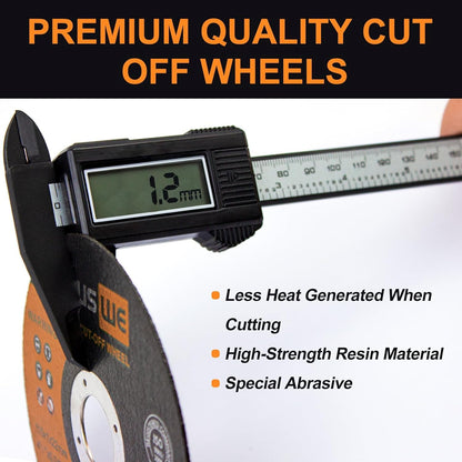 Cut Off Wheels 3 Inch 25 PCS with Mounting Mandrel Kit