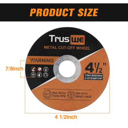 Cut off Wheels 4 1/2 Inch 27 PCS
