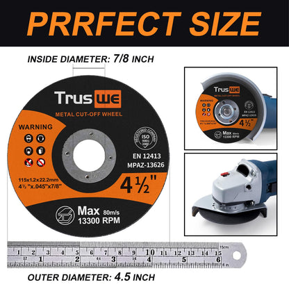 Cut off Wheels 4 1/2 Inch 416 PCS